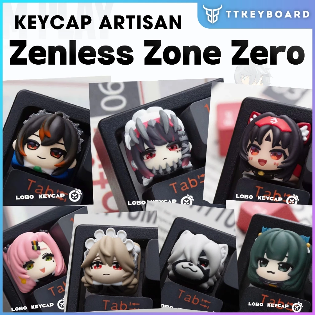 [Hỏa Tốc] Keycap Artisan Zenless Zone Zero Keycap Custom Bàn Phím Cơ, Chính Hãng Lobo – TTKeyboard
