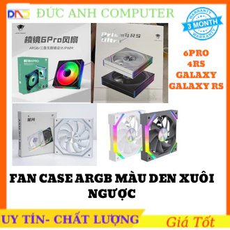 (Màu Đen _Xuôi Ngược) Fan Case ARGB  , 6PRO / 4RS / GALAXY/ GALAXY RS LEOPARD, Mới , Chính Hãng 100%