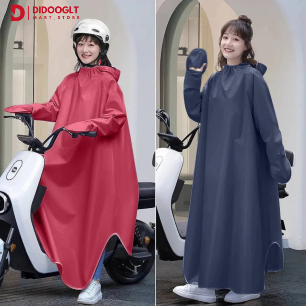 Áo mưa đi xe máy DIDOOGLT phong cách Nhật Bản chất liệu dày dặn có kính chắn mưa chống thấm tốt
