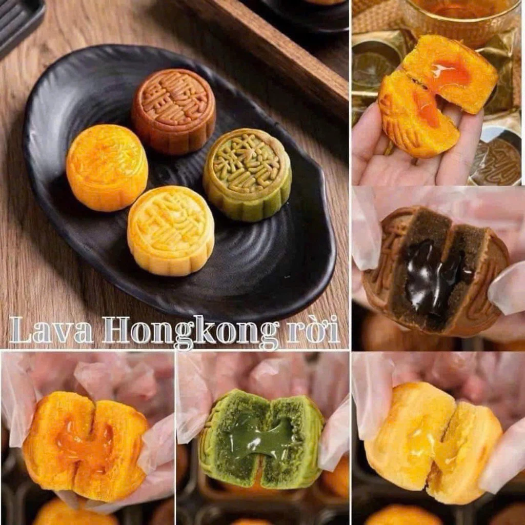 Bánh la va rời trứng chảy Hồng Koong