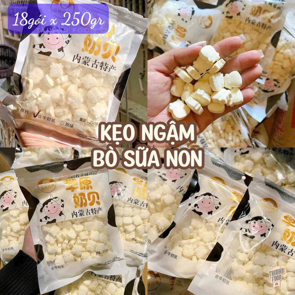 combo 5 gói kẹo sữa bò mông cổ 250g