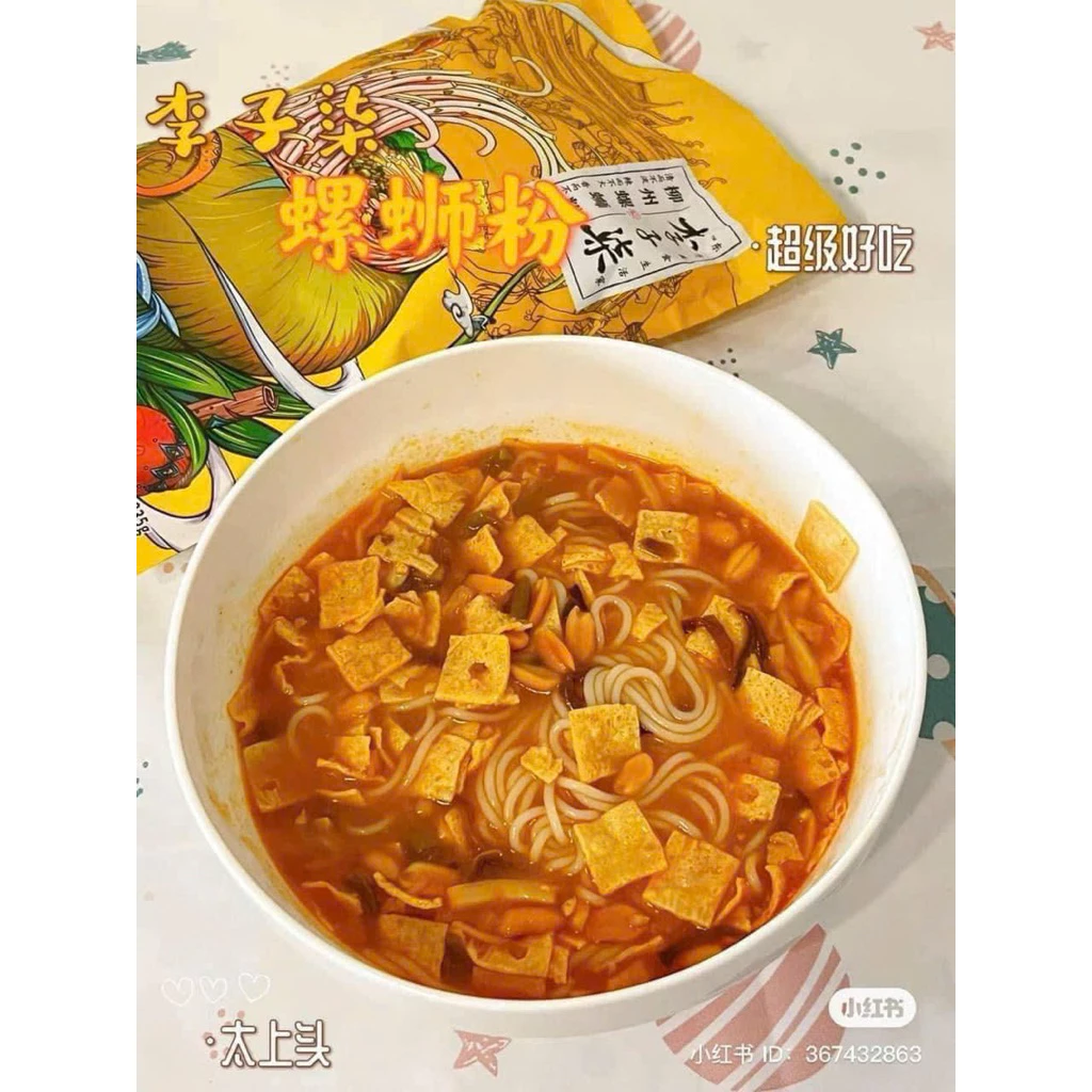 combo 5 gói bún ốc liễu châu 335g