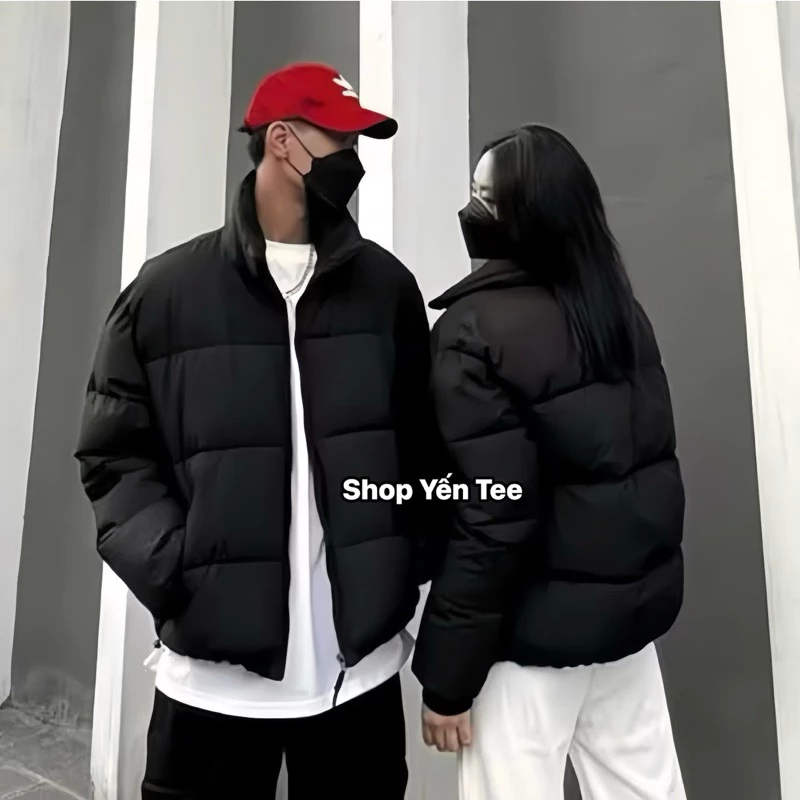 Áo Khoác Phao Boxy Cao Cấp Lửng Tay Dài Cổ Cao Bông Nhồi Tay Bo God Mother- Áo Phao Tay Bo Form Boxy Siêu Hot 2025