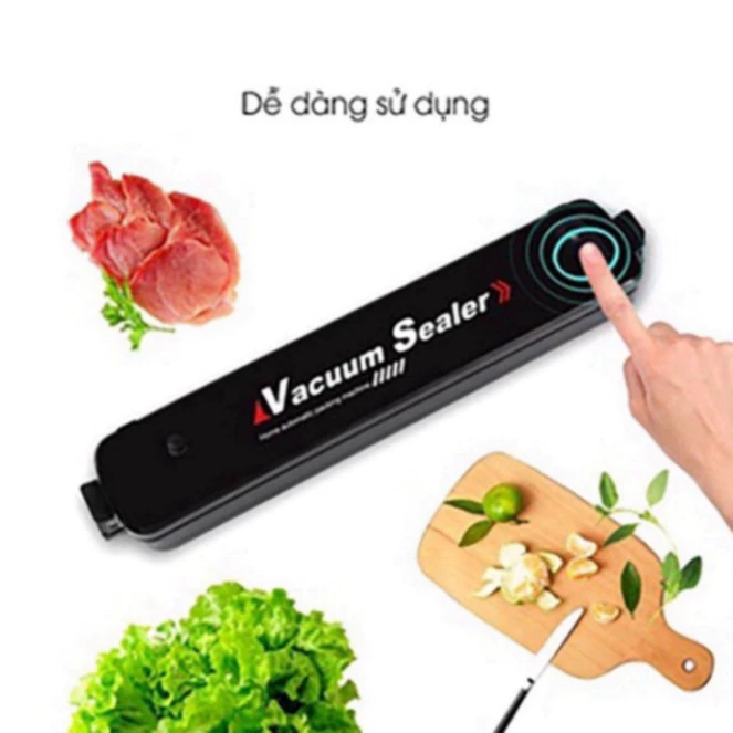 Máy Hút Chân Không Thực Phẩm Kèm Hàn Miệng Túi Đa Năng Tặng Kèm 10 Túi (DIDOOGLT)