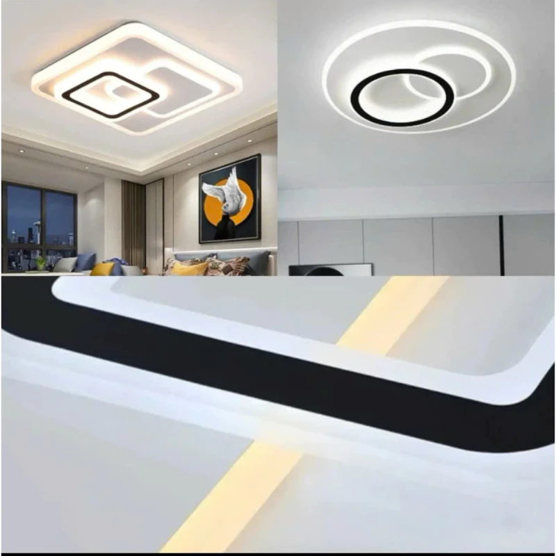 Đèn ốp trần 3D trang trí tràn phòng ngủ, phòng khách D450mm
