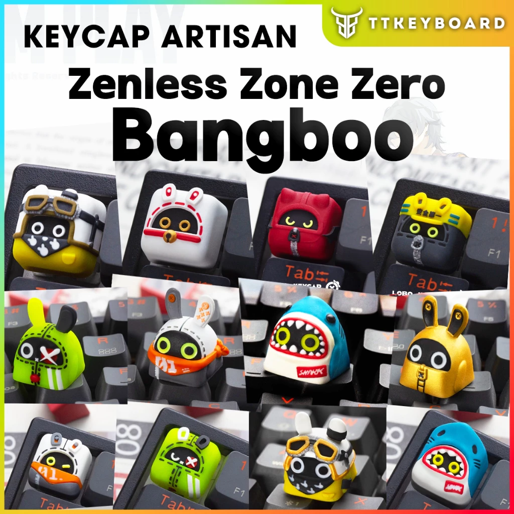 [Hỏa Tốc] Keycap Artisan Zenless Zone Zero Bangboo | Keycap Custom Bàn Phím Cơ Chất Liệu Resin Cao Cấp | TTkeyboard