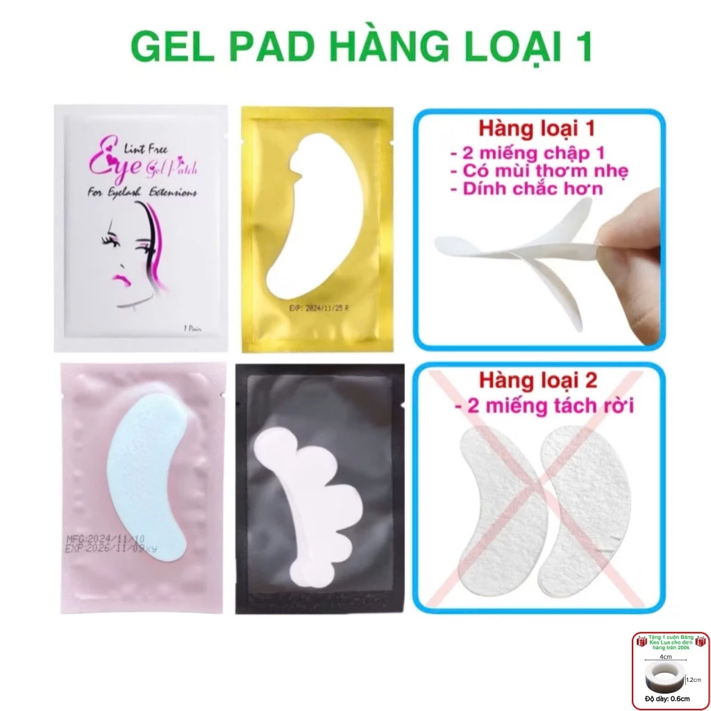 Gel pad dán mi (dụng cụ nối mi)