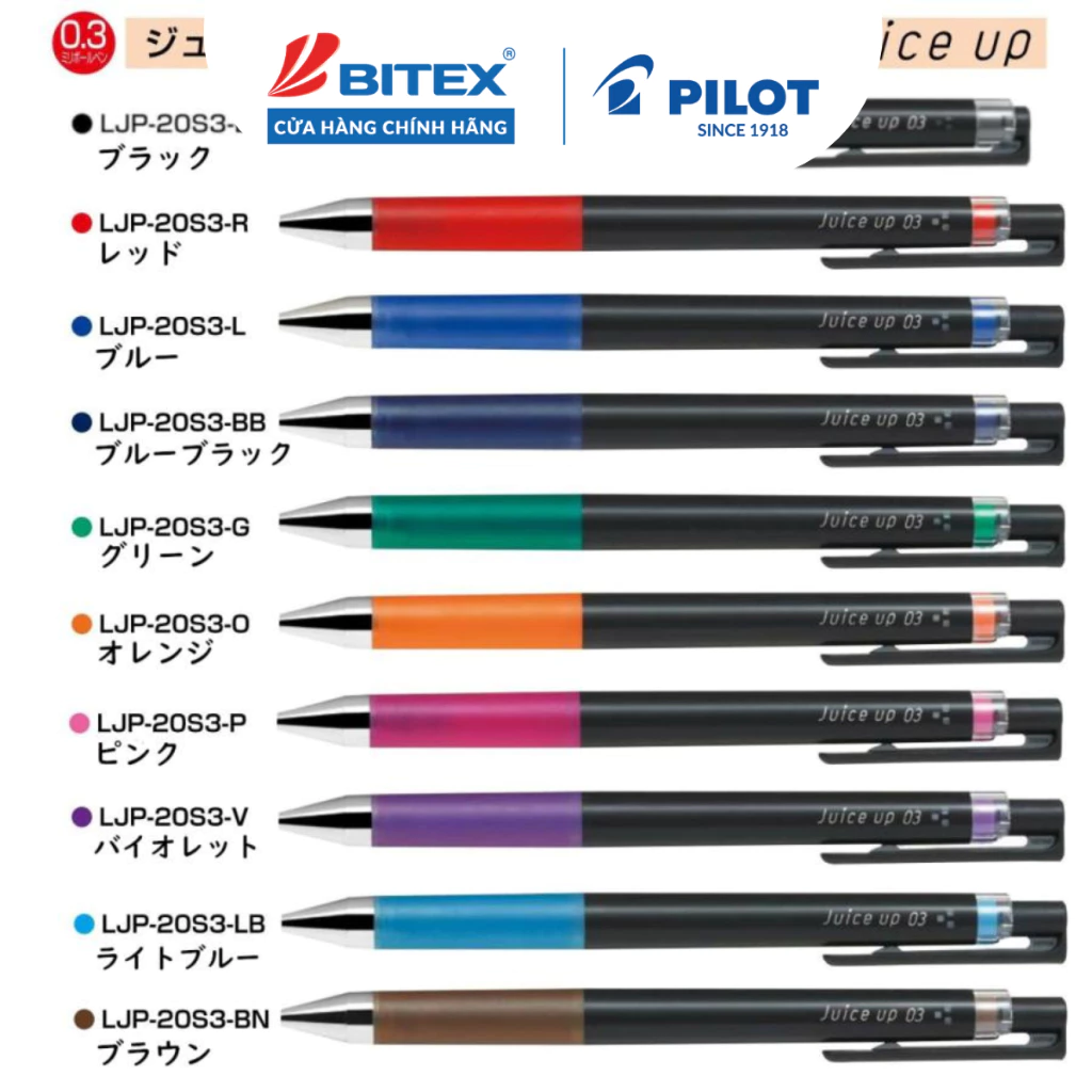 [MỚI VỀ] Bút Gel Pilot Juice Up (Đủ Màu) – Ngòi 0.5mm, Viết Mượt, Mực Kháng Nước LJP-20S5