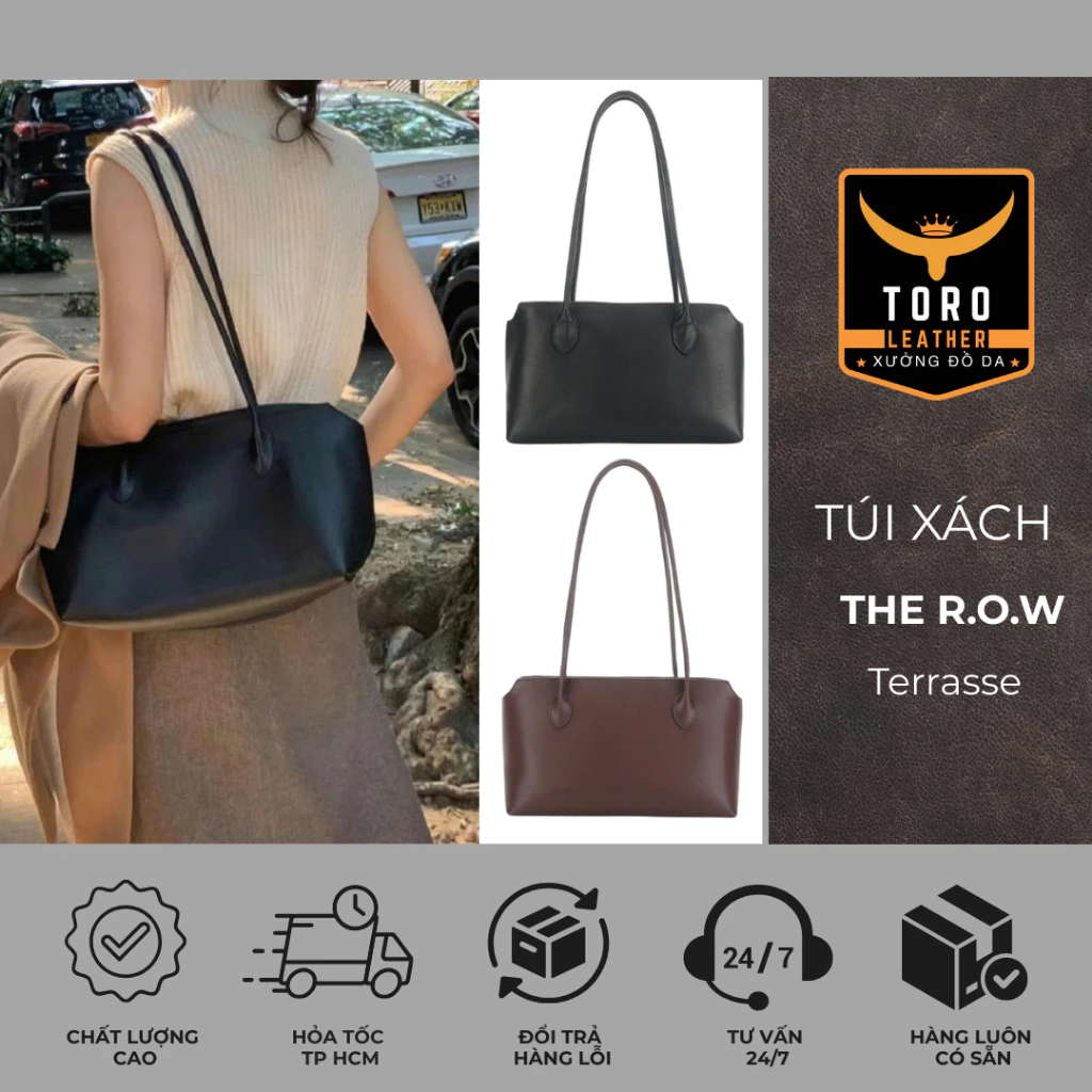 Túi R.O.W Terressa (Hàng có sẵn) - Túi xách hot trend chất liệu da microfiber cao cấp