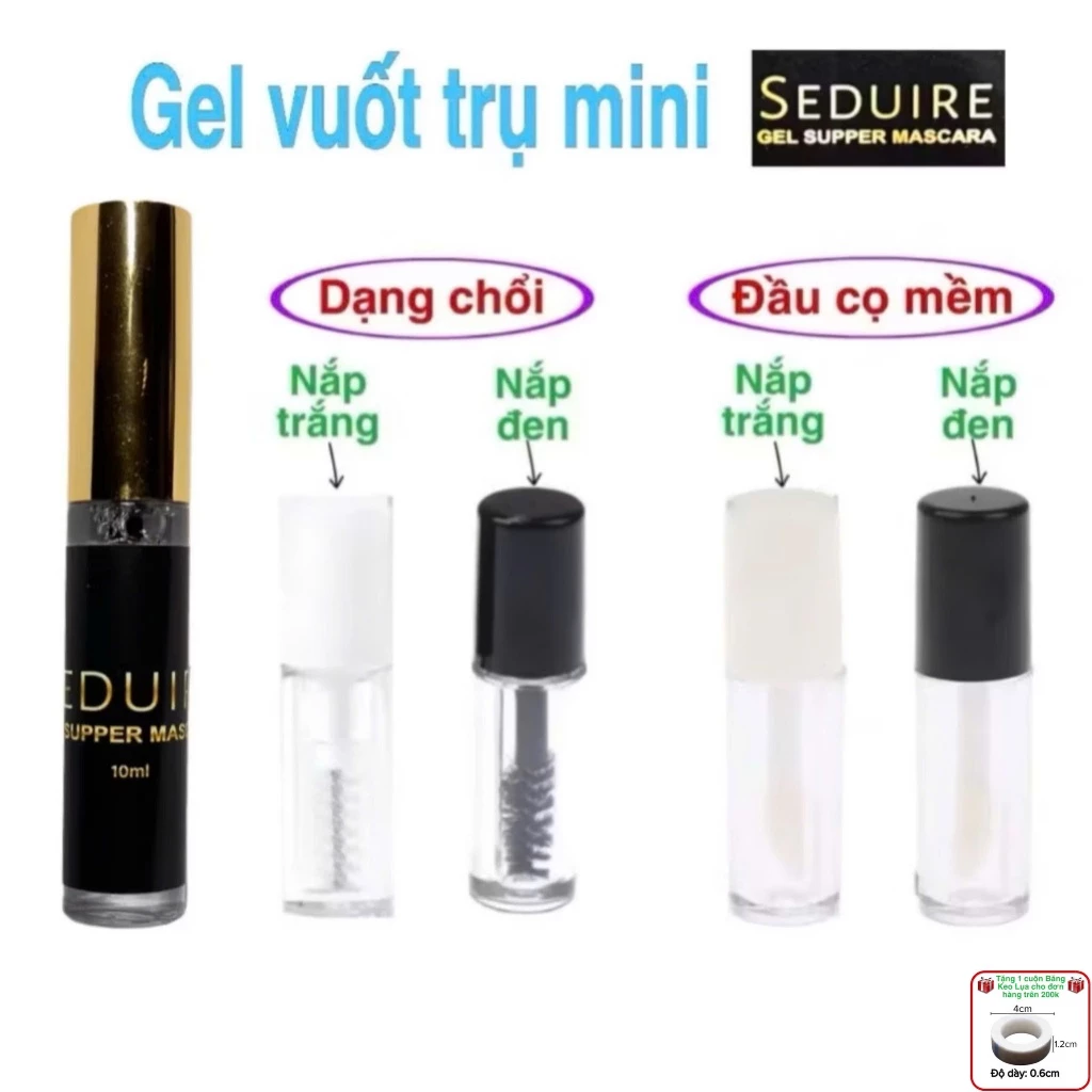 Gel vuốt trụ mini giúp định hình, giữ nếp, tạo ngọn, tạo trụ Anime và giúp mi nối bền đẹp