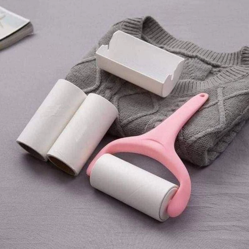 Cây Lăn Bụi Quần Áo Tiện Dụng Tặng Kèm Thêm 2 Lõi Tiện Lợi