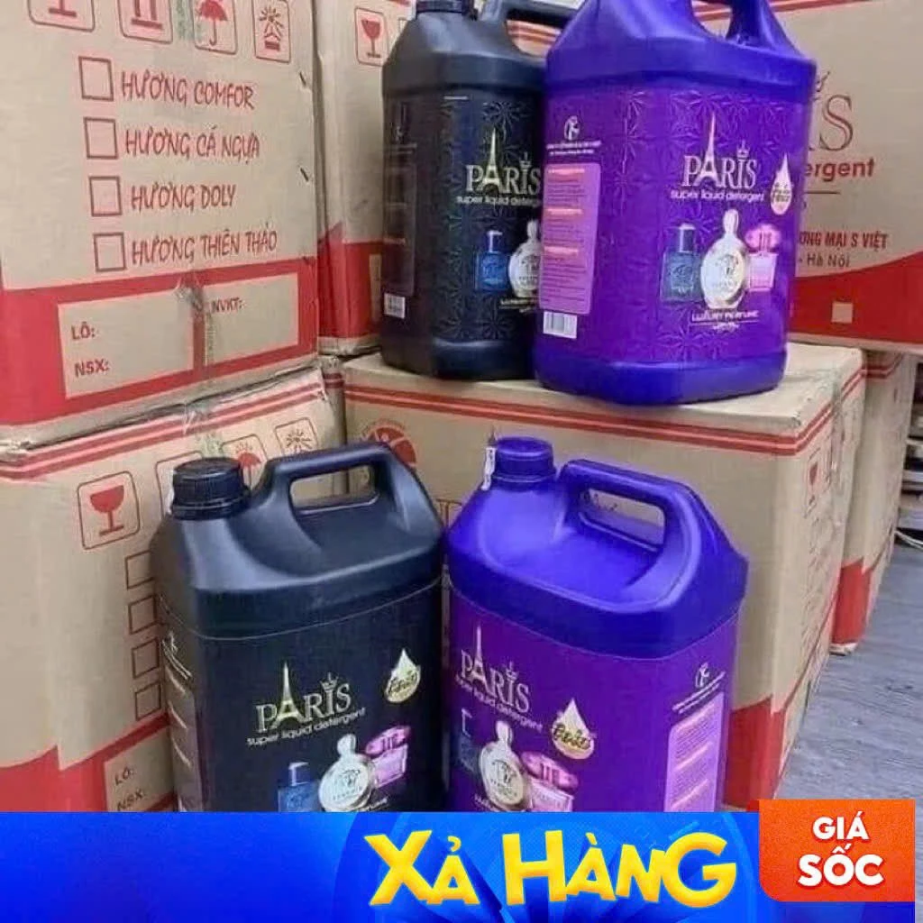 Chia sẻ: Nước Giặt Xả Pari Hương Nước Hoa 5000ml, Nước Giặt Pari, Không Hoá Chất, An Toàn Cho Da, Tẩy Siêu Sạch
