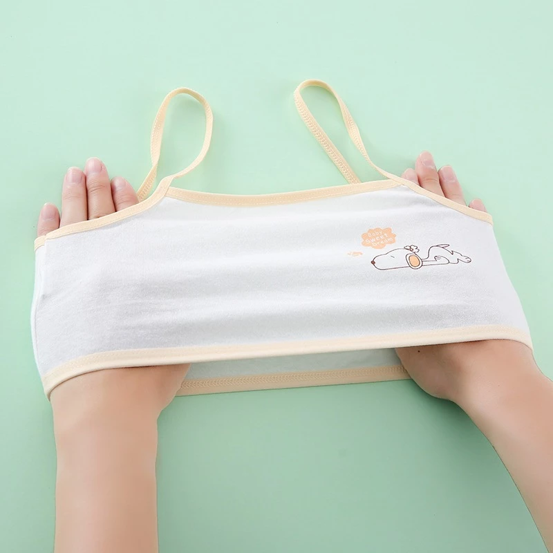 Áo Lá Học Sinh Bé Gái Kiểu Dáng Basic - Áo Lót Học sinh Nữ Cotton Mỏng Nhẹ Thấm Hút Tốt HOMEBRA A154