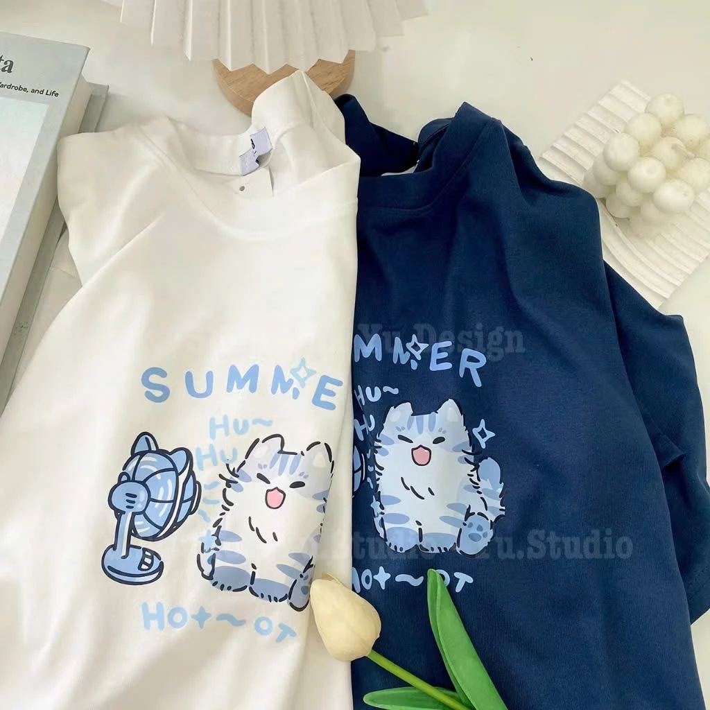 Áo phông thun nữ 3158 form rộng dấu quần KONOVA  thoáng mát SUMMER XANH