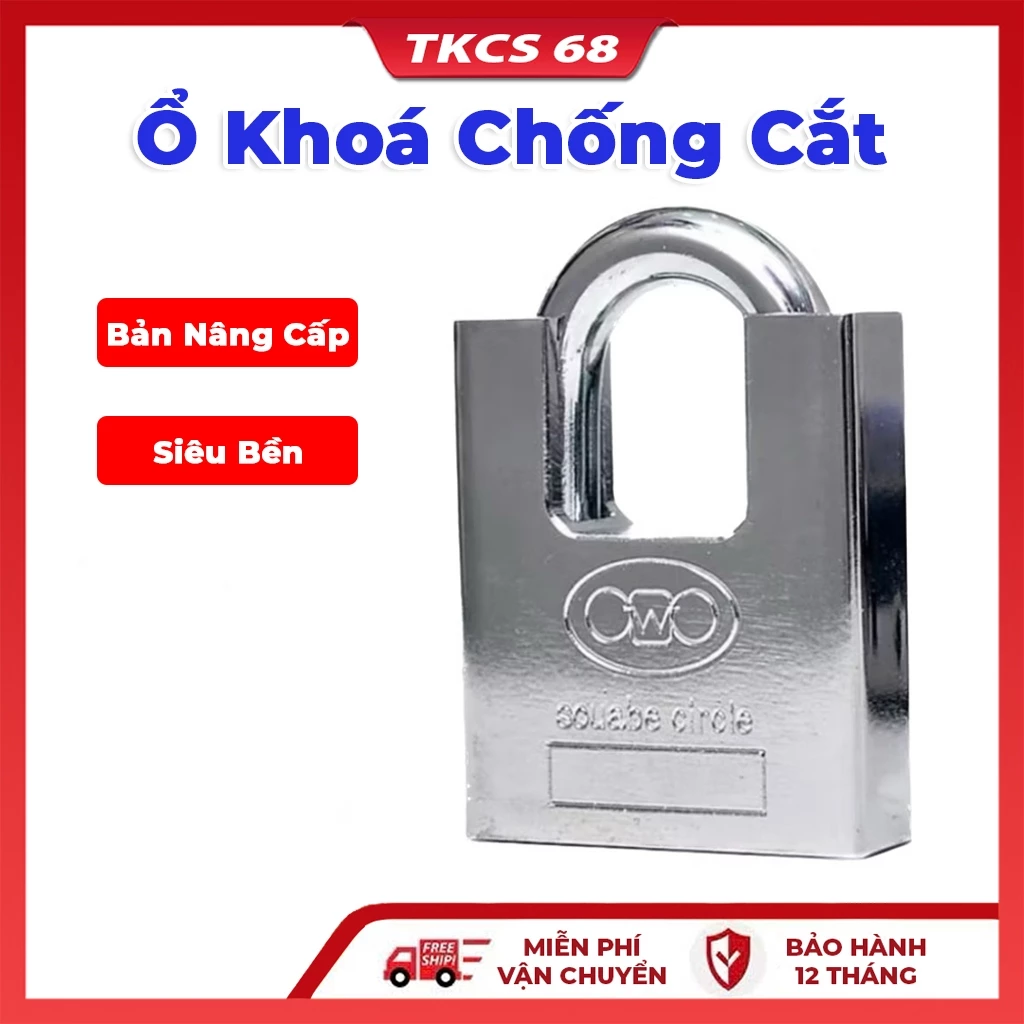Ổ Khóa Chống Cắt, Khóa Cửa Nhà Siêu Bền , Chống Sét Thiết Kế Chống Trộm Thích Hợp Làm Khóa Nhà Khóa Cổng