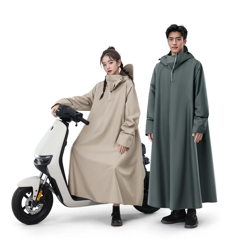 Áo Mưa vải OXFORD Một Người Nam Nữ Áo Mưa Trùm Kín Người siêu bền siêu chống thấm, Nhanh Khô an toàn đi xe máy xe điện