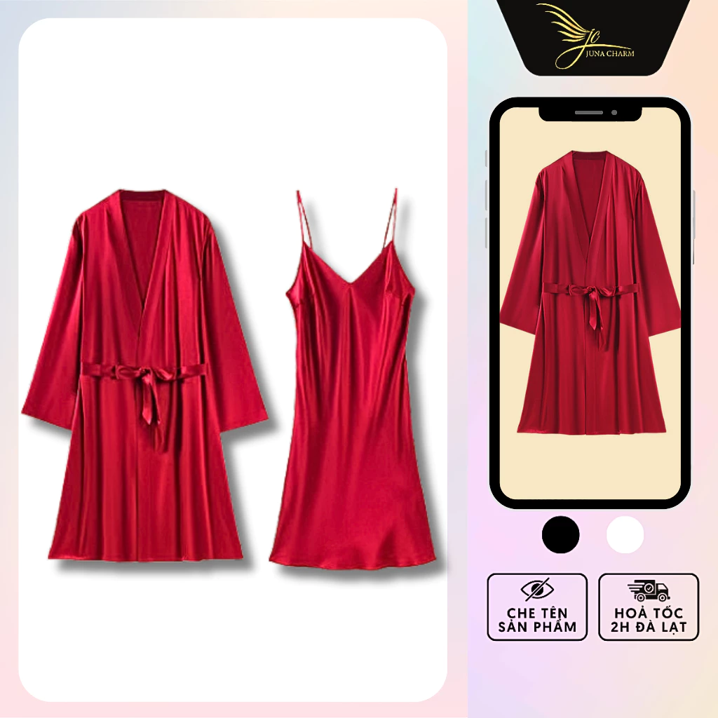 Tổng Hợp Mã Set Choàng Ngủ JUNA Freesize Thời Trang Đồ Ngủ Dành Cho Nữ, Chất Vải Lụa Cao Cấp, Đa Dạng Mẫu Mã, Kiểu Dáng
