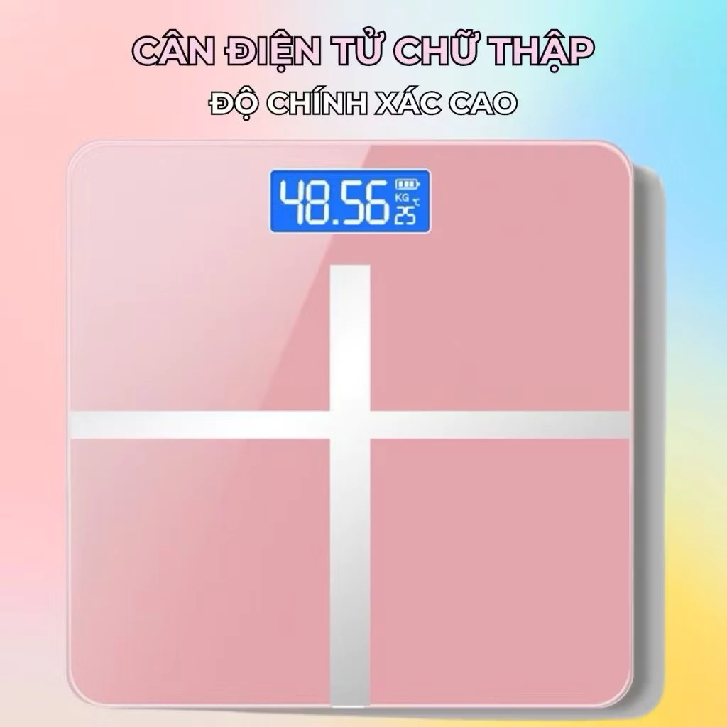[ Tặng Kèm Bin ] Cân Điện Tử, Cân Sức Khỏe ISCALE PHONE - Cân Gia Đình Trọng Lượng Tối Đa 200Kg tiện lợi cho gia đình