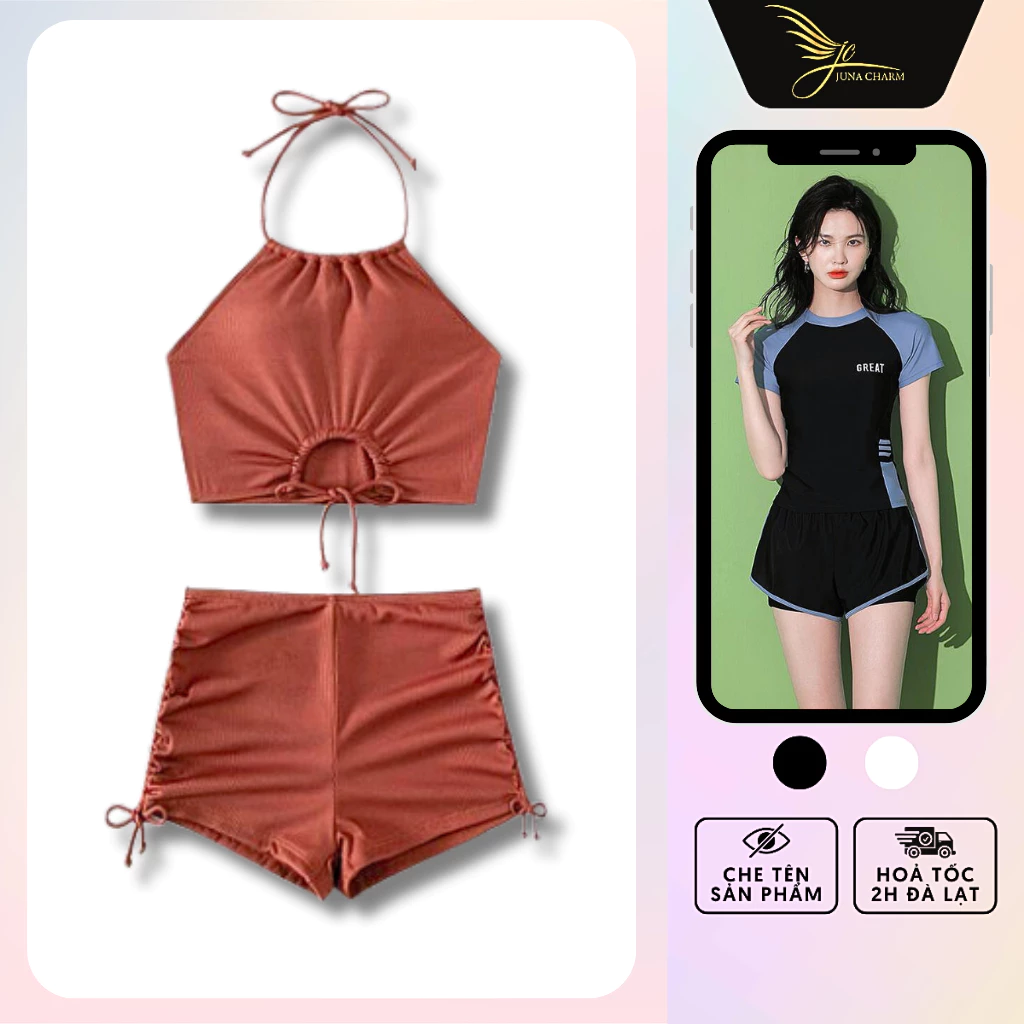 Tổng hợp Mã Bikini, Đồ Bơi JUNA Freesize Thời Trang Đồ Đi Biển Dành Cho Nữ, Chất Polyester Cao Cấp, Đa Dạng Kiểu Mẫu Đẹp