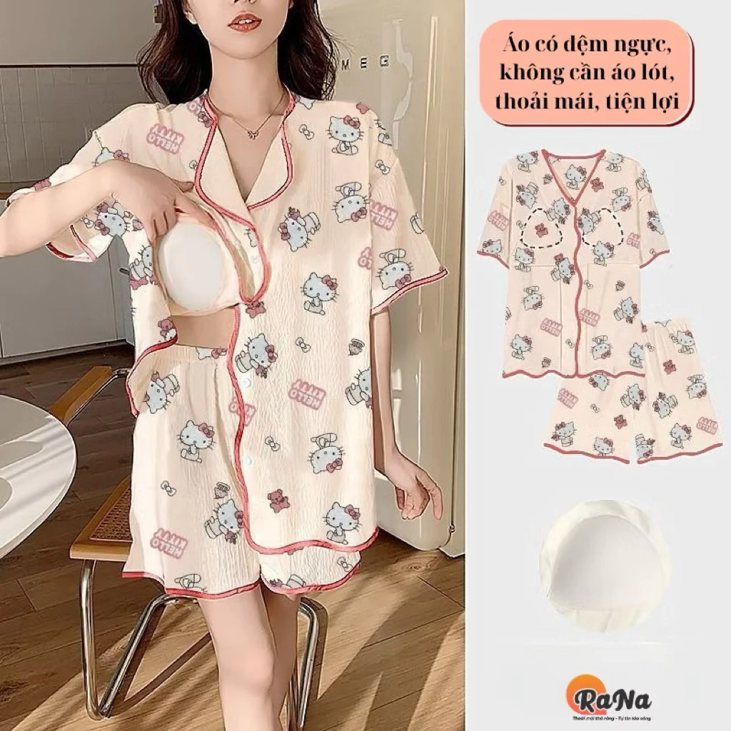 Đồ Bộ Rana Có Đệm Ngực Thả Rông Êm Ái, Tự Tin Mọi Lúc Mọi Nơi