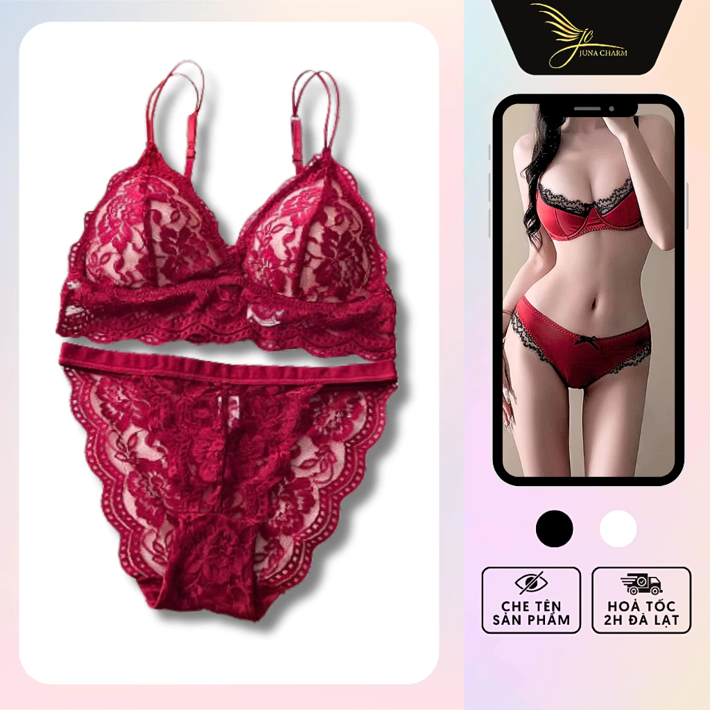 Tổng Hợp Mã Bộ Đồ Lót, Set Lót JUNA Size 34/36/38 Thời Trang Đồ Lót, Nội Y Dành Cho Nữ, Chất Liệu Cao Cấp, Đa Dạng Kiểu