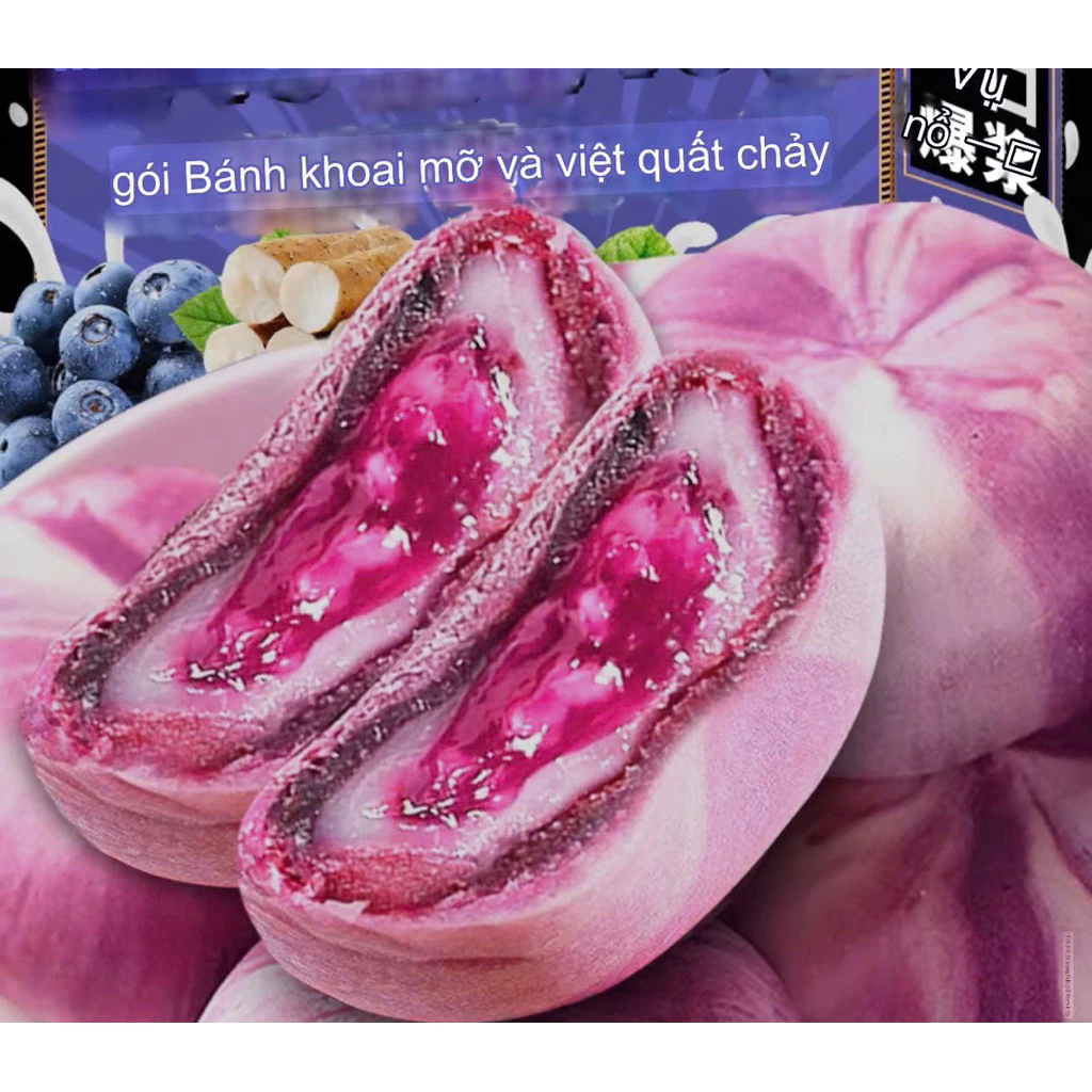 Bánh Khoai Mỡ Việt Quất dẻo mềm -ĂN KIÊNG 1000g