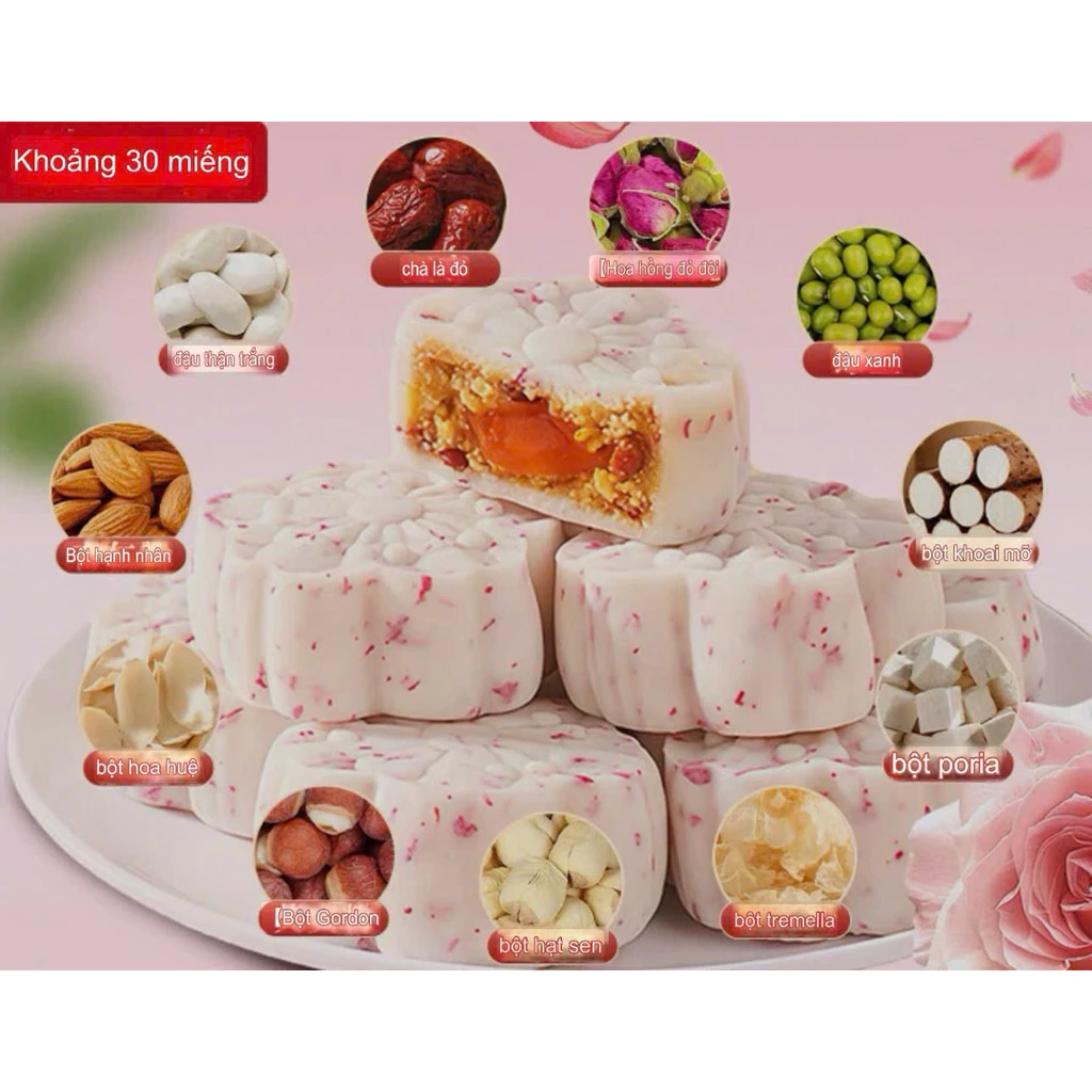 ✨ BÁNH HOA HỒNG TAN CHẢY 7 MÀU – ĐẸP MÊ MẨN, NGON TAN NGAY ĐẦU LƯỠI ✨🌹