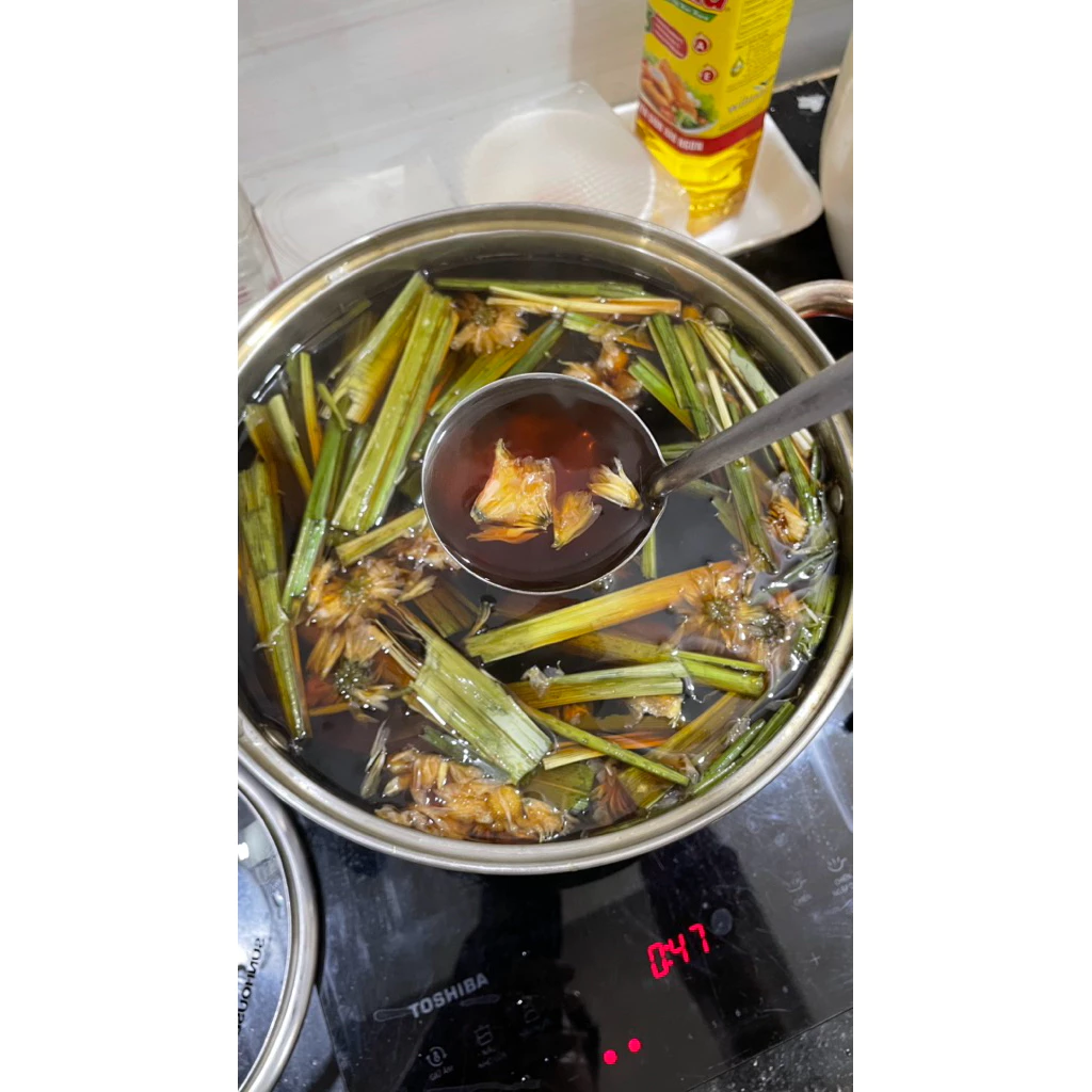 1 set sâm lục vị hạt chia nhà Vân không kèm lá dứa nấu được 10-12l nước sâm