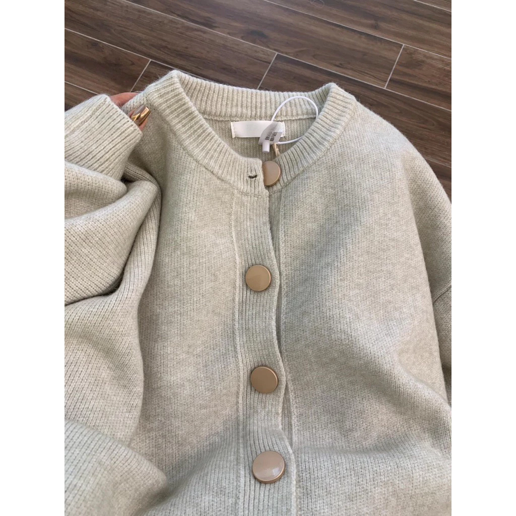 [531] Áo cardigan len be mùa đông cho nữ chất len dệt kim trơn basic,nhẹ nhàng dễ mix phối Đồ