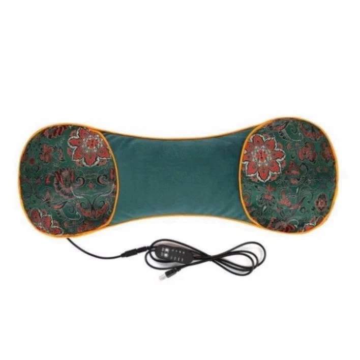 Gối Ngải Cứu Cắm Điện Massage Cổ Vai Gáy Giảm Đau Thư Giãn - Gối Thảo Dược Hương Thơm Thảo Mộc