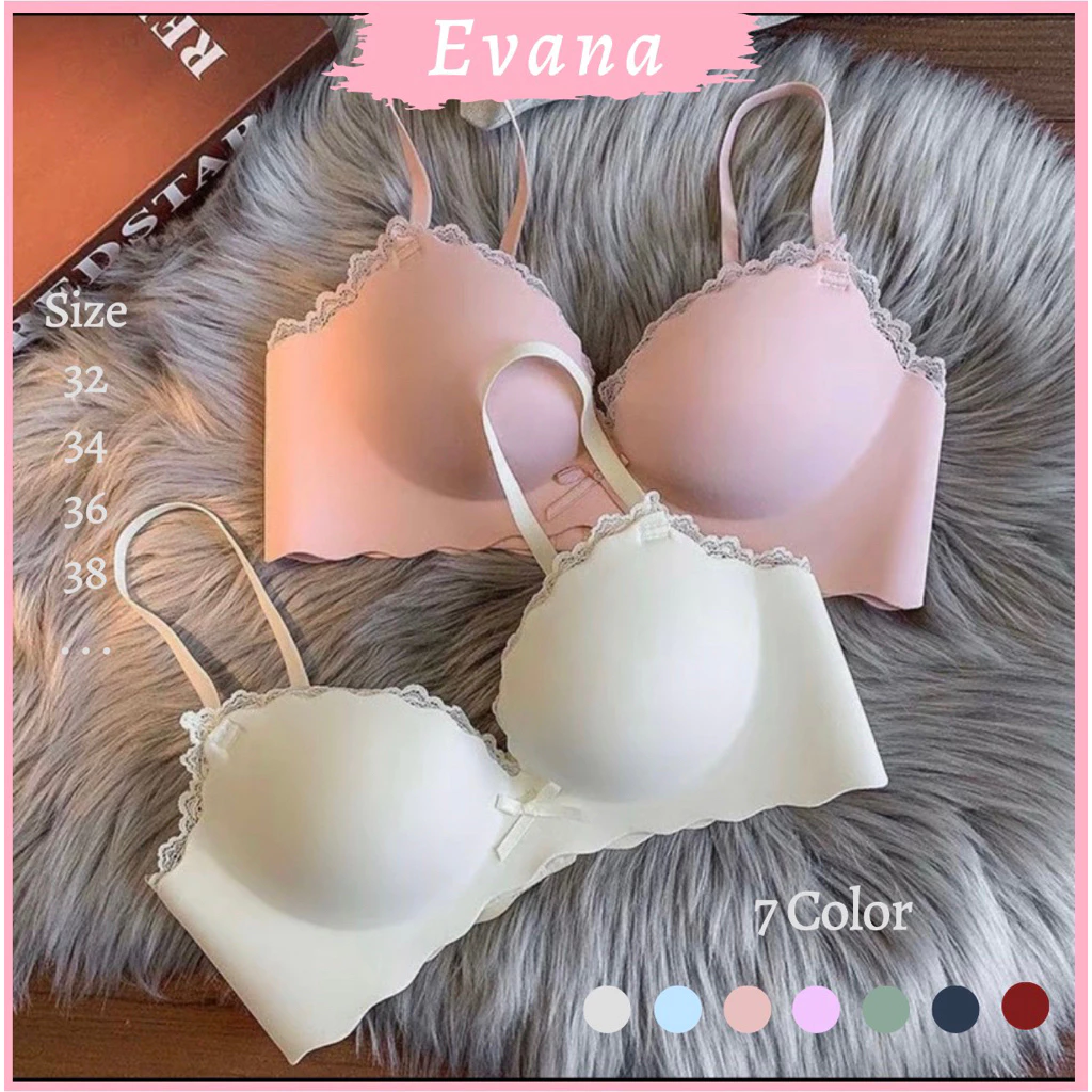 [HÀNG CAO CẤP QC] COMBO Áo Lót Su Non Phối Ren Evana Không Gọng Ôm Mềm Cho Nữ Cá Tính, Thiết Kế Nơ Xinh [A126]