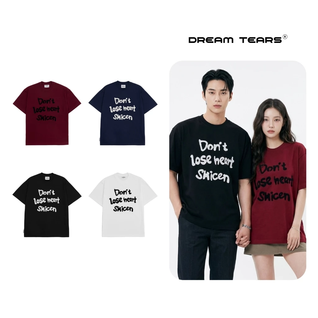Áo Thun Nam Nữ Dream Tears THÊU XÙ , Chất Vải Cotton 250Gsm Thoáng Mát Sang Trọng AP44