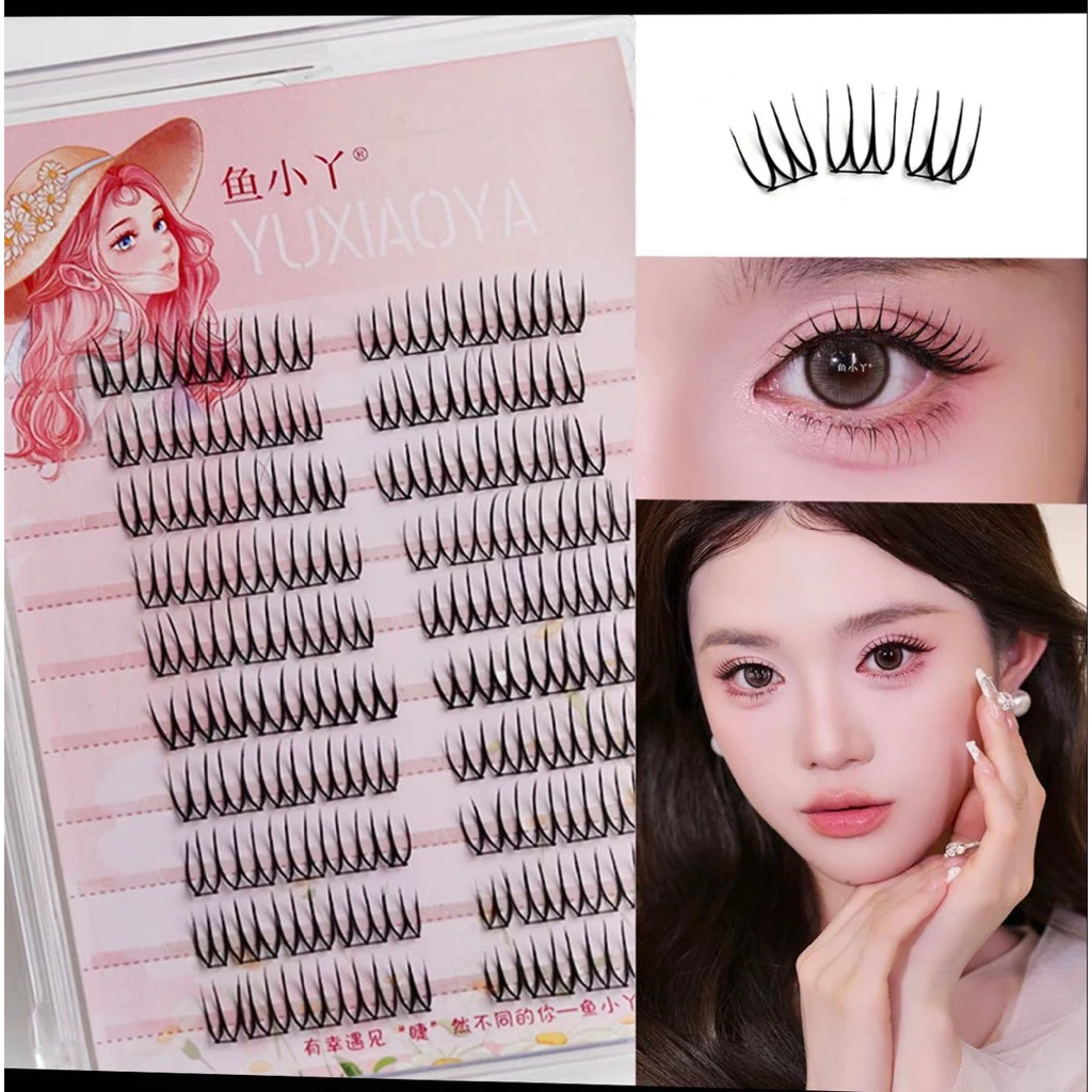 Mi Cụm Yuxiaoya Phong Cách Hoá Trang – Mi Mỏng 3D Bồng Bềnh