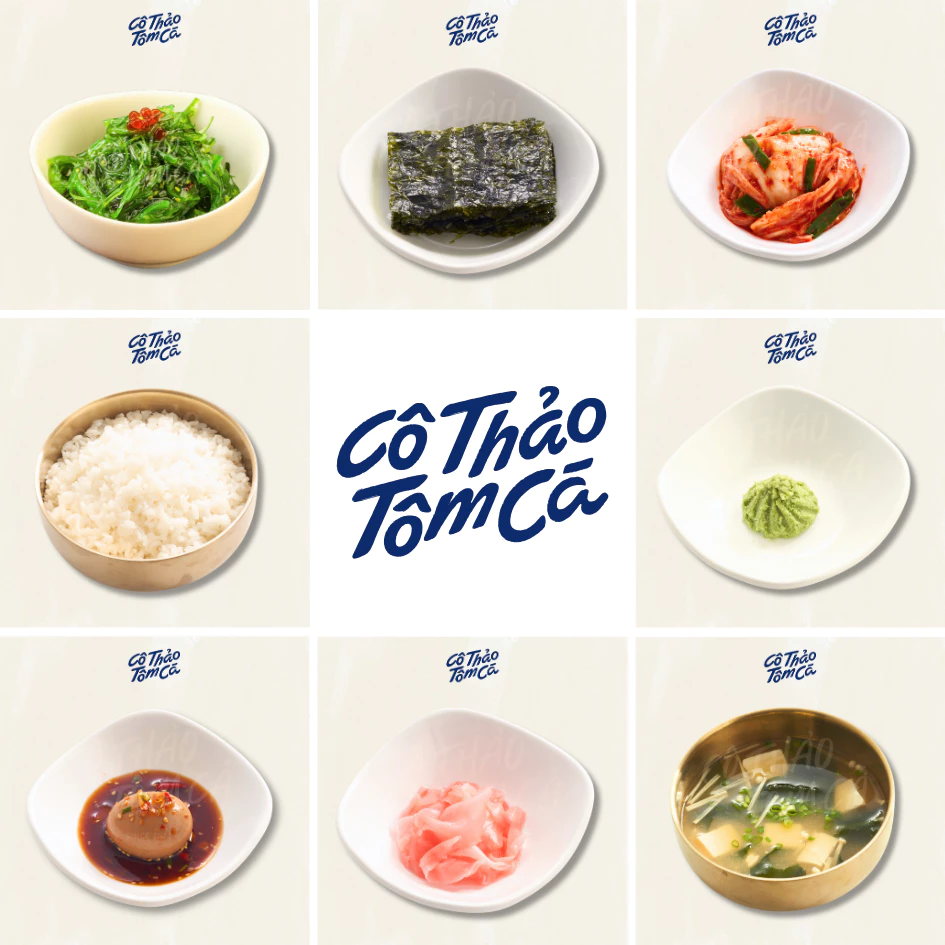 [HCM - Giao 2H] Banchan & Món Ăn Kèm Ngâm Tương - Cô Thảo Tôm Cá