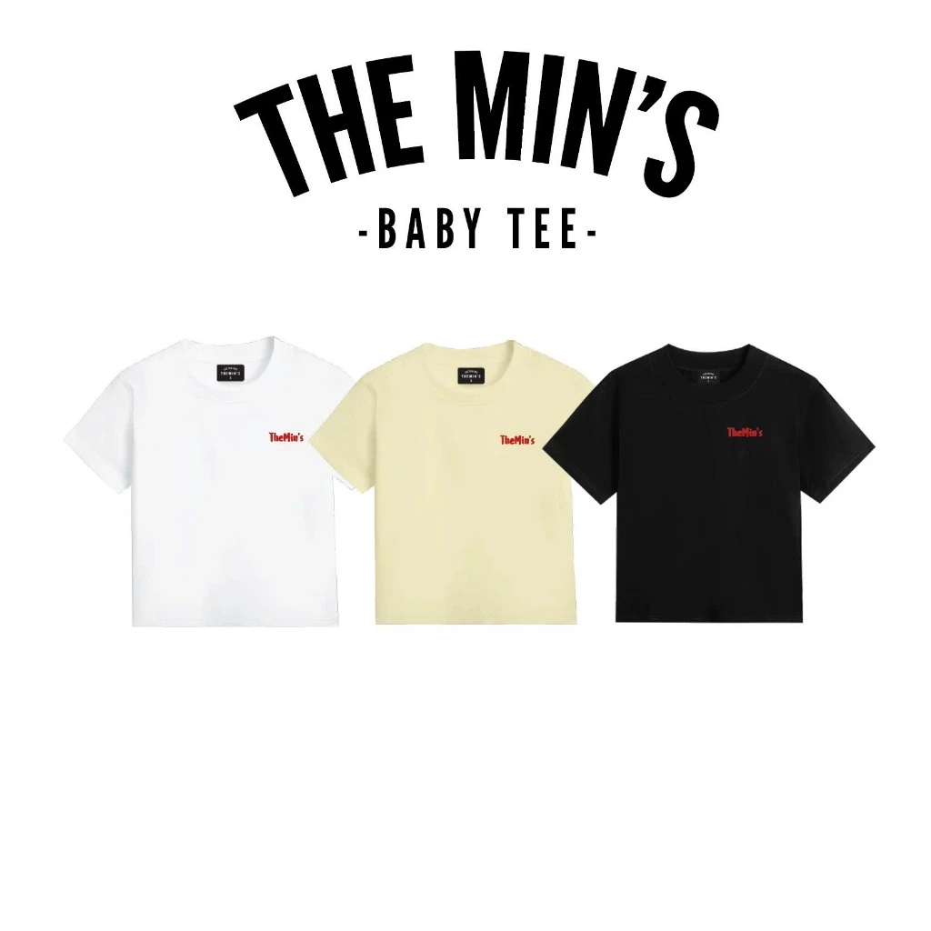 ( MUA 1 TẶNG 1 ) Áo Thun Local Brand Baby Tee The Min's TM27 Vải Cotton 100%
