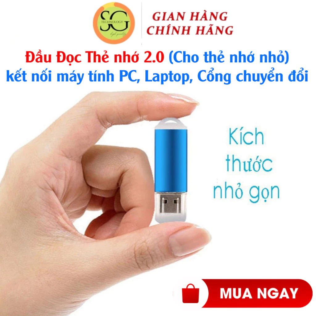 Đầu Đọc Thẻ Nhớ Mini Micro Usb 2.0 Tf Micro Kỹ Thuật Số Cho Laptop, Đầu đọc thẻ nhớ micro sd