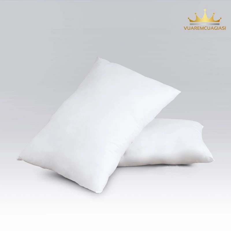 Gối bông gòn micro mềm mịn kháng khuẩn nằm êm tốt cho sức khỏe người sử dụng, tăng lưu thông khí huyết