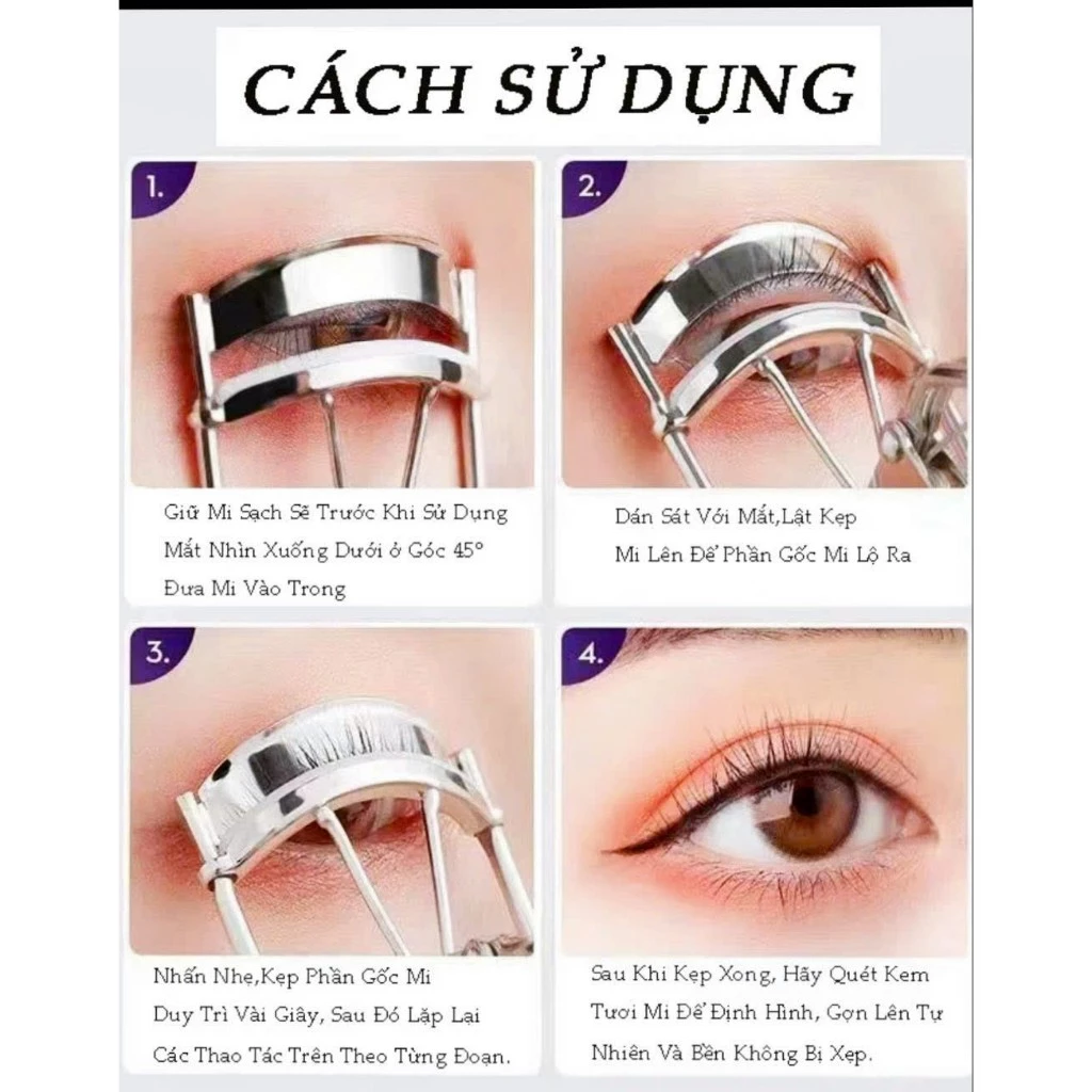 Kẹp bấm cong mi The Giver cho lông mi cong đẹp tự nhiên-mixynh