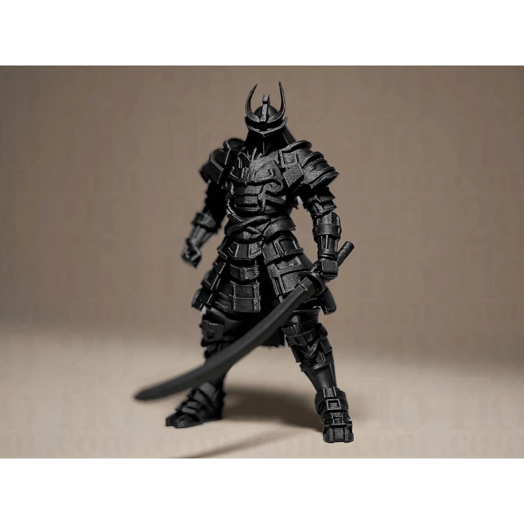 Mô hình samurai in 3d, thích hợp trang trí bàn học, bàn làm việc, góc quay chụp, 3d toys