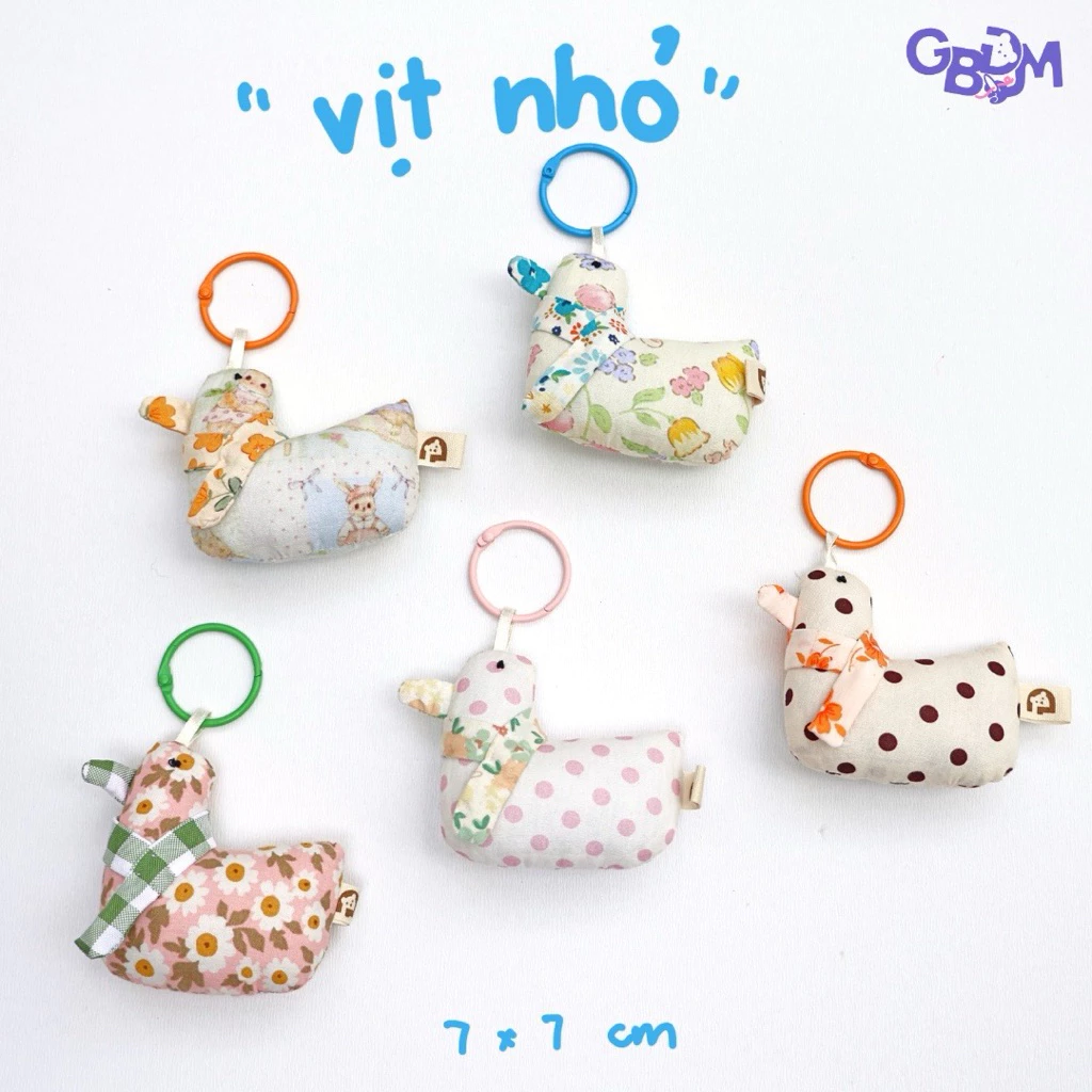 Móc Khoá Gấu Bông Đình May VỊT