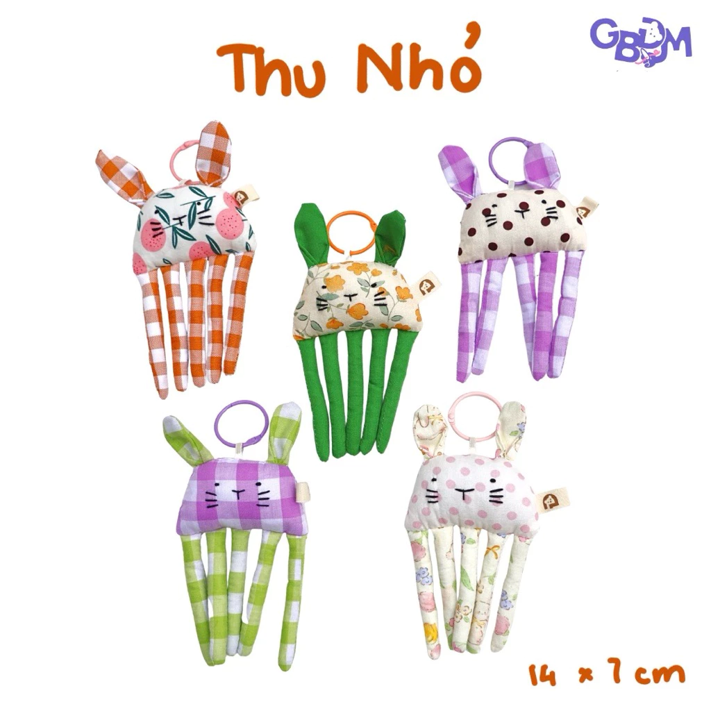 Móc Khoá Gấu Bông Đình May THU THỎ