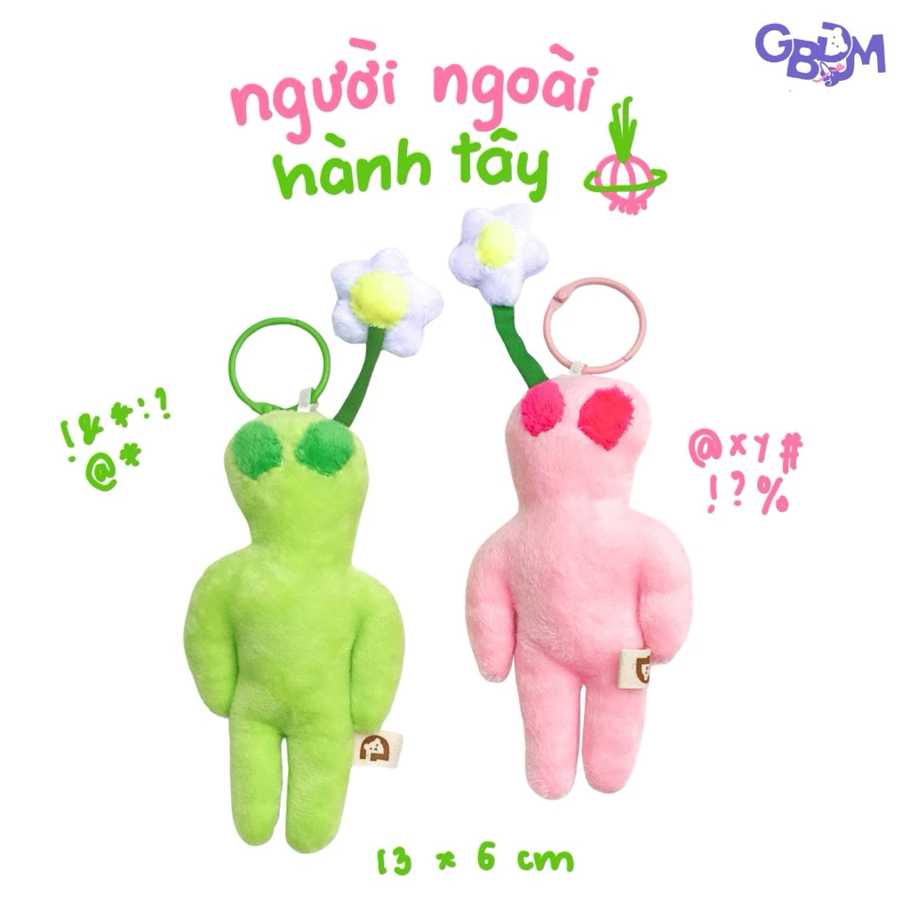 Móc Khoá Gấu Bông Đình May NGƯỜI NGOÀI HÀNH TÂY