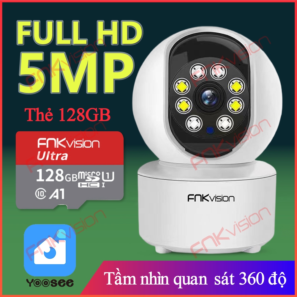 Camera IP Wifi Yoosee Tiếng Việt quay đêm siêu nét 360 độ phân giải FULL HD…