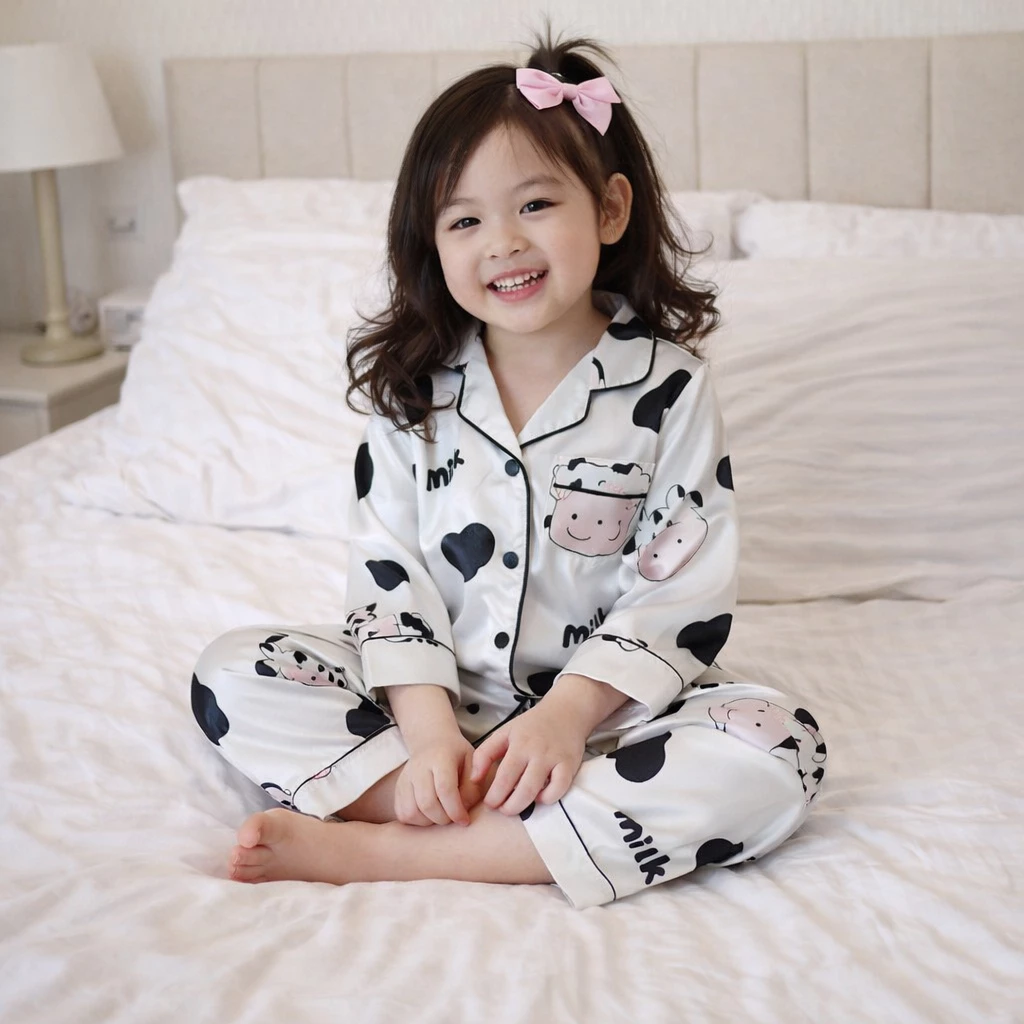 Pijama Bé Trai Size Đại từ 8 đến 42kg chất vải SATIN cao cấp 089 - GIAO HOẢ TỐC