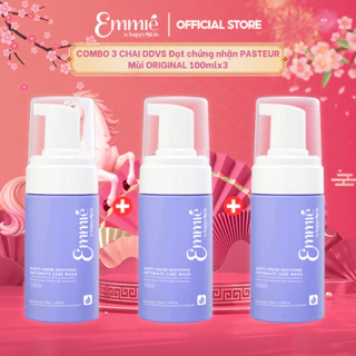 COMBO 3 CHAI Dung Dịch Vệ Sinh Khử Mùi Happyskin Anti-Odor Soothing Intimate Care Wash 100mlx3 Mùi Original