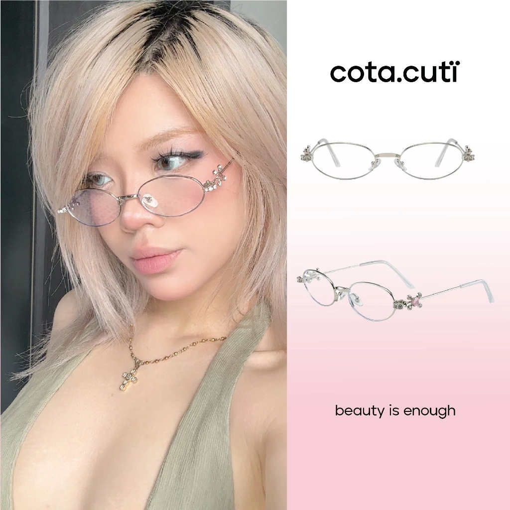[Kira][cota.cuti x Veebong] Kính Cận/Kính Mắt Thời Trang cota.cuti - Gọng Kính Thiết Kế Cá Tính, Chất Liệ