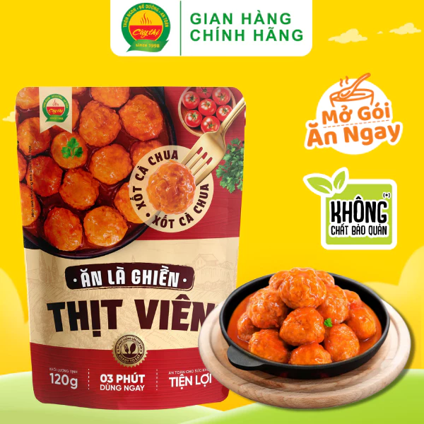 Thịt Viên Xốt Cà Chua Cây Thị 120g