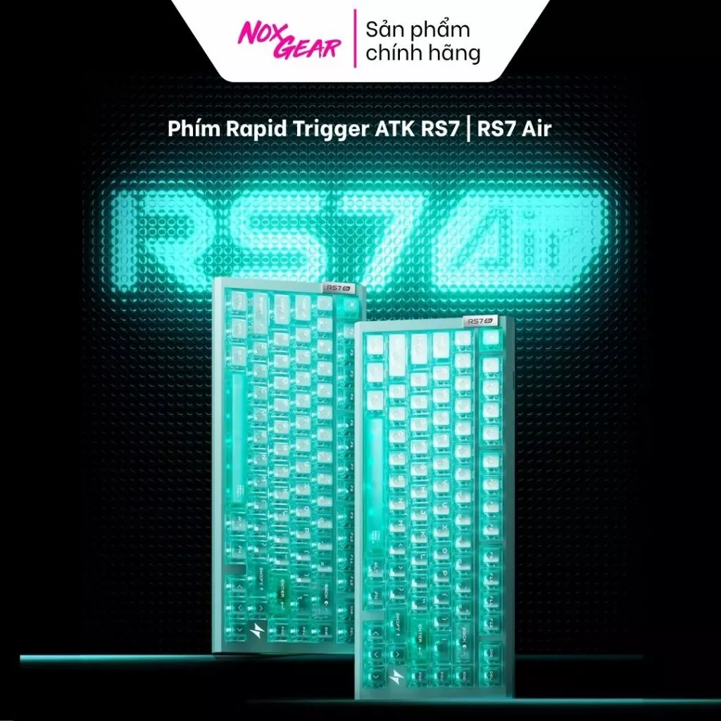 ATK RS7 Air - Bàn Phím Rapid Trigger Dành Cho Game FPS Valorant, CS2 | 1 Năm Bảo Hành