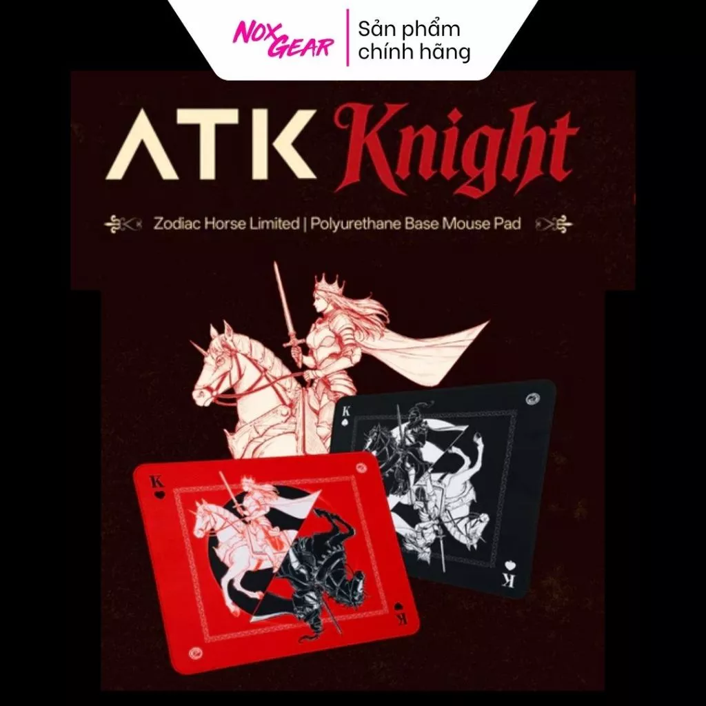 Lót Chuột Gaming ATK Knight Zodiac Horse Limited Edition