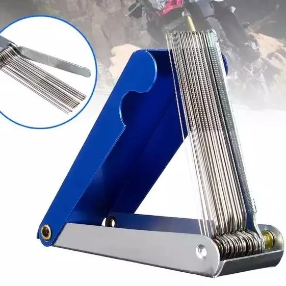 Hộp Kim Vệ Sinh Bộ Chế Hòa Khí Xe Máy Gấp Gọn 13 Chi Tiết Gồm 12 Đầu Kim Và 1 Đầu Dũa Kích Thước 101x22x11mm